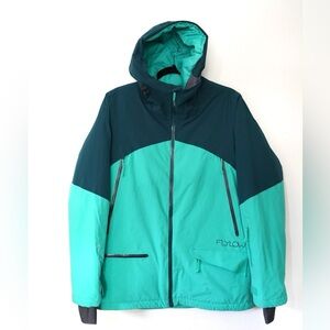 FlyLow Daphne Jacket Siren/Arctic Women’s Size S INTUITIVE FABRICS Primaloft